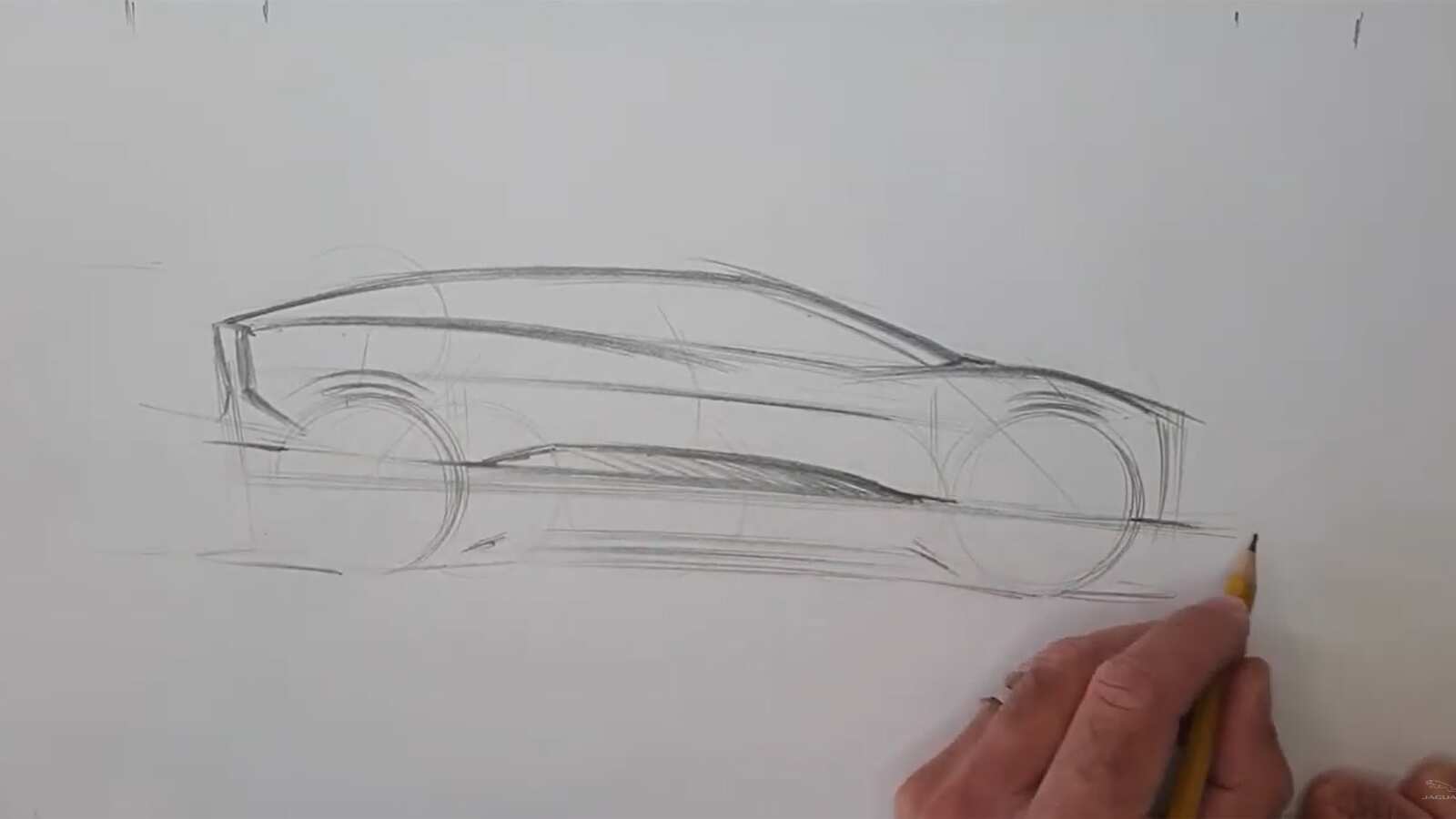 Jaguar Design Masterclass 1 | Een elektrische I-PACE schetsen