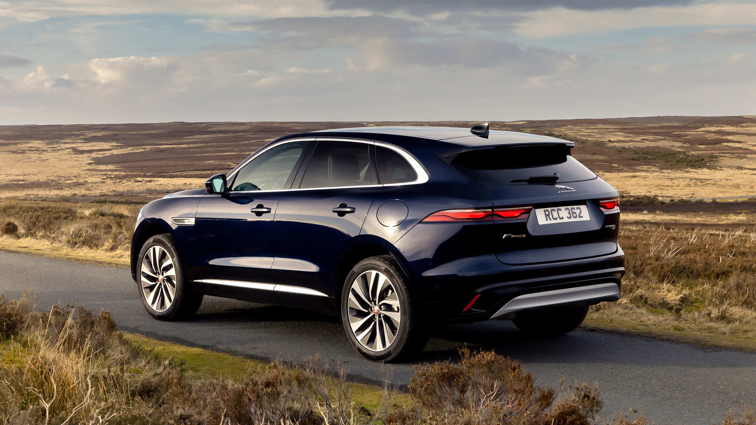 Parked Jaguar F-Pace On Off-Road